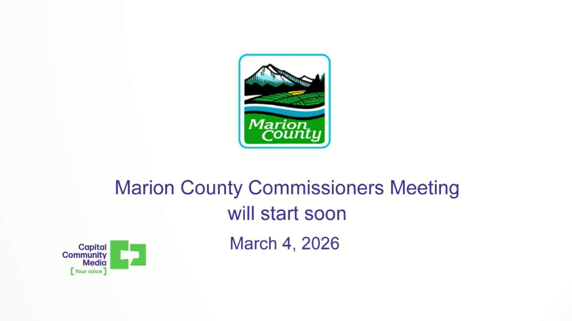 Marion County Commission Meeting
