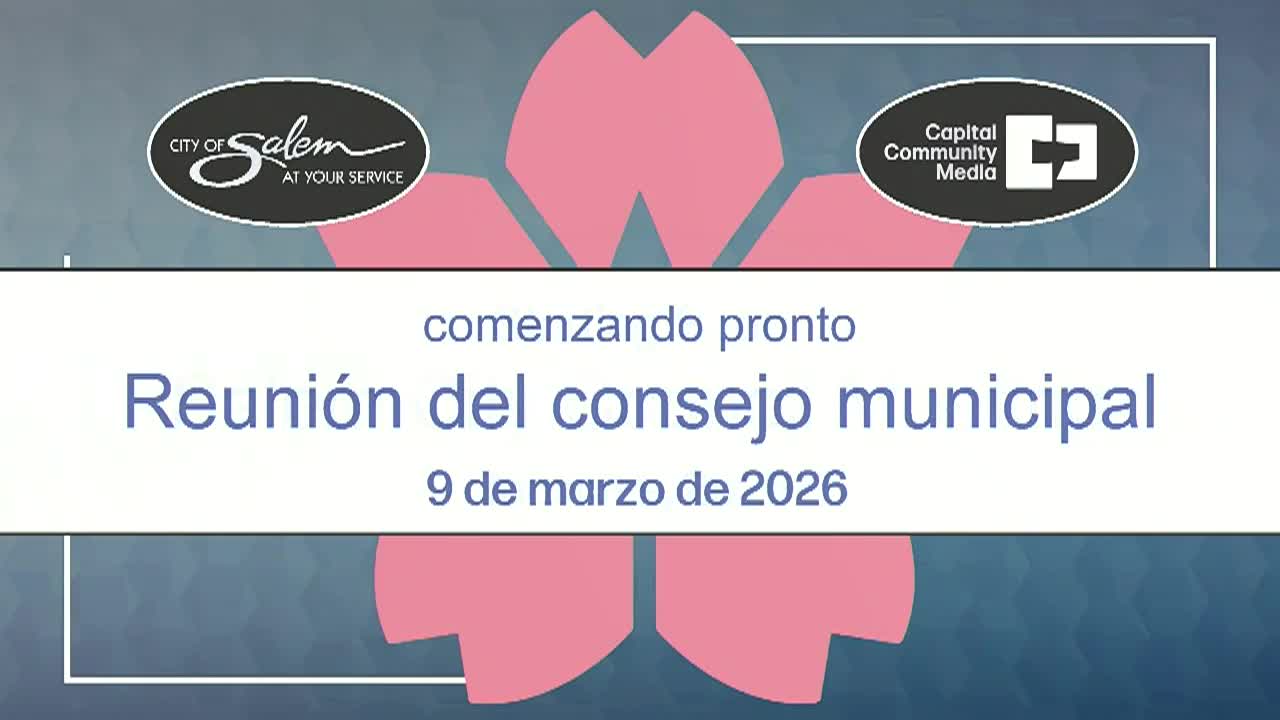 Salem City Council Meeting