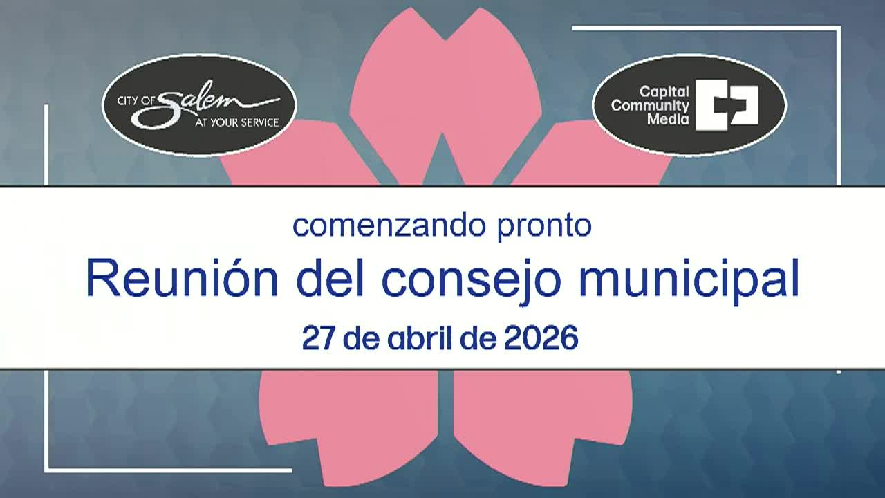 Thumbnail image for Salem City Council Meeting