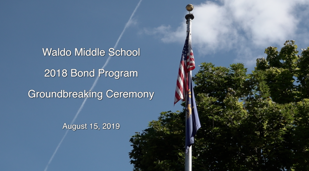 Thumbnail image for Waldo Middle School 2018 Bond Program Groundbreaking Ceremony - August 15, 2019