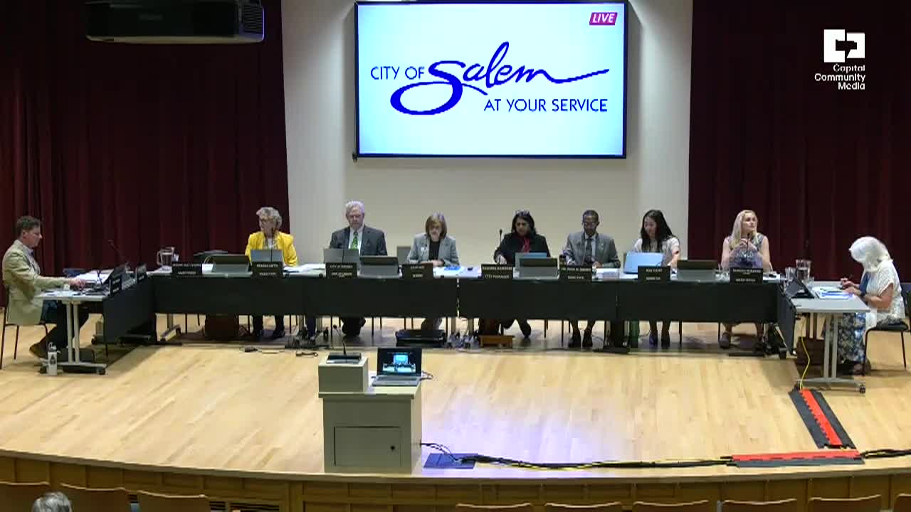 Thumbnail image for Salem City Council Meeting