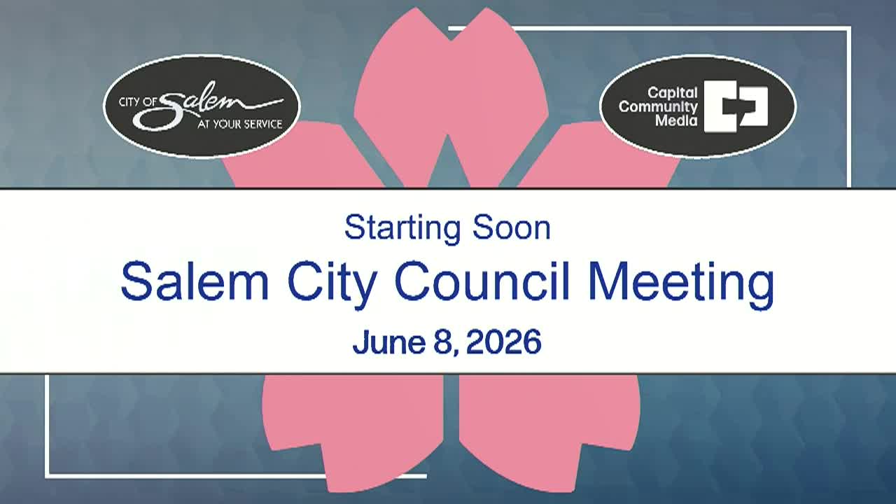 Thumbnail image for Salem City Council Meeting