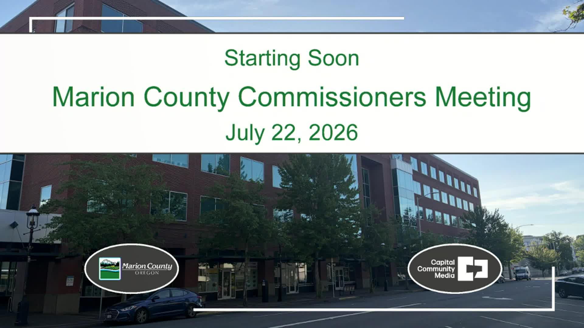 Thumbnail image for Marion County Commission Meeting