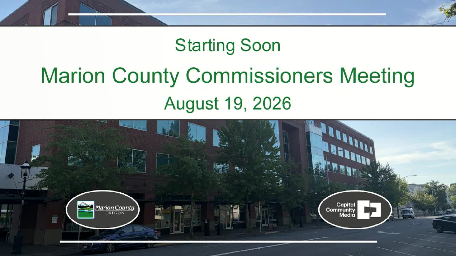 Thumbnail image for Marion County Commission Meeting