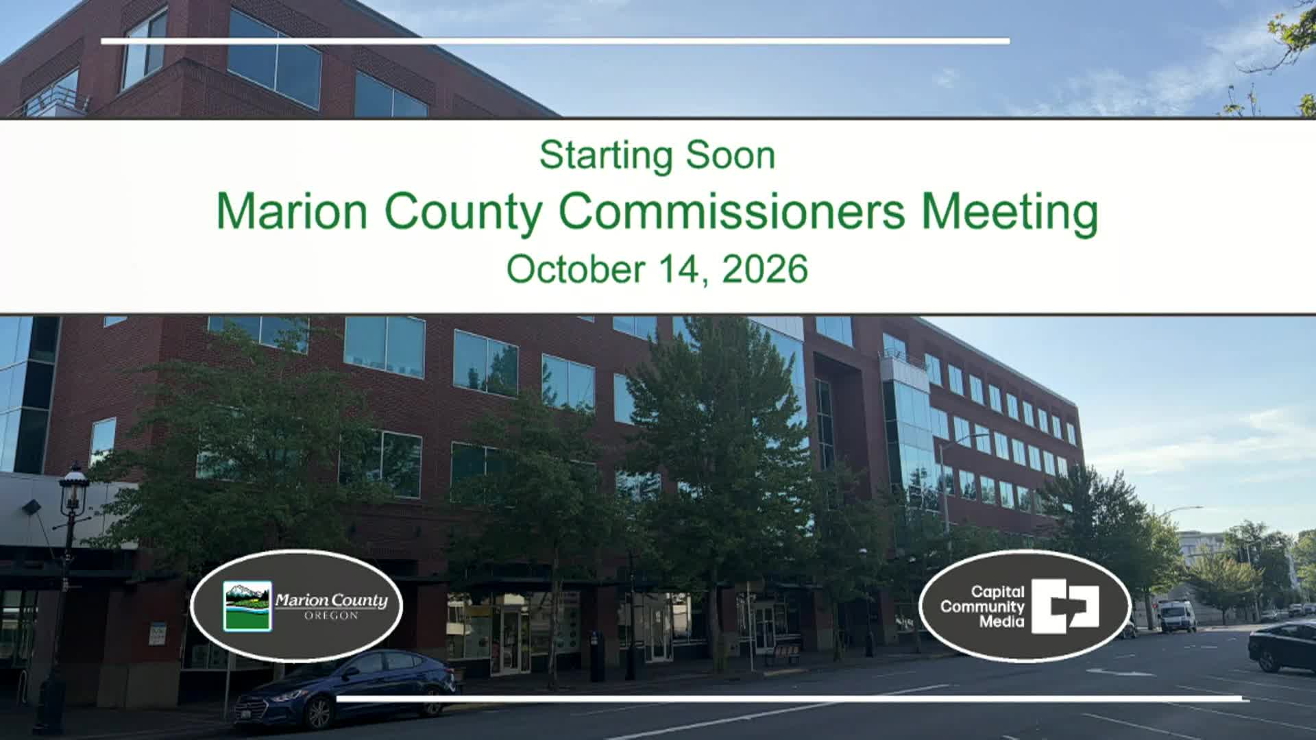 Thumbnail image for Marion County Commission Meeting