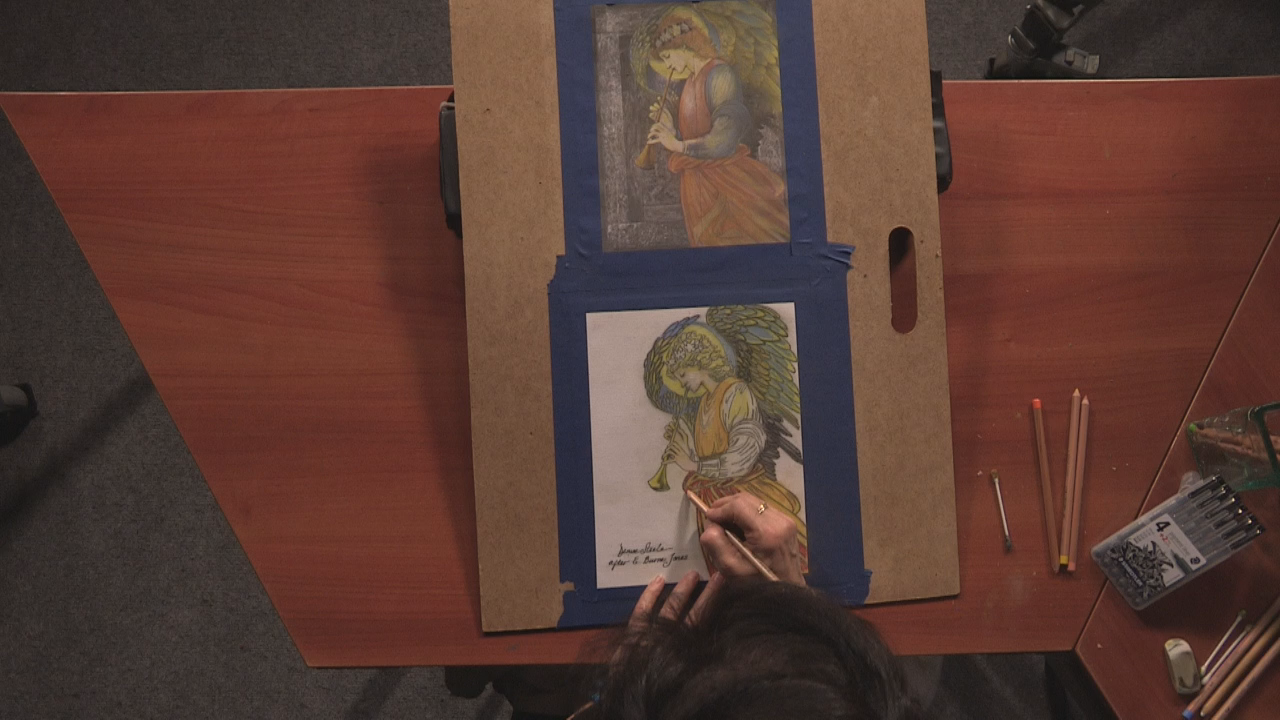 Art Adventures - Christmas Angel Pt 1