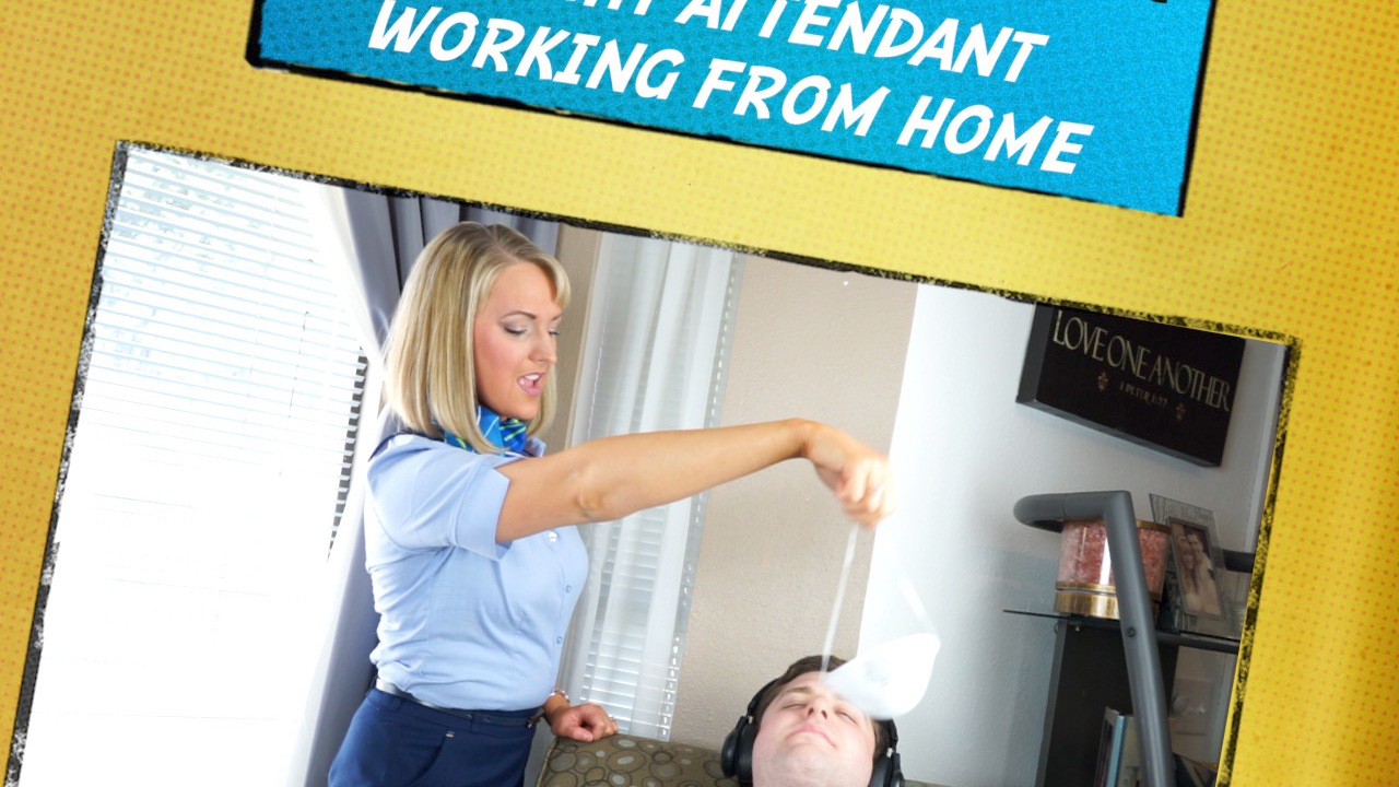 Thumbnail image for Flight Attendant Working From Home