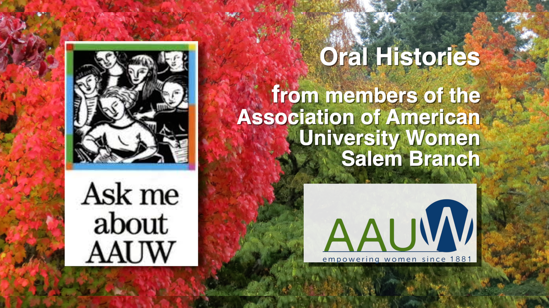 AAUW Salem Branch Oral Histories