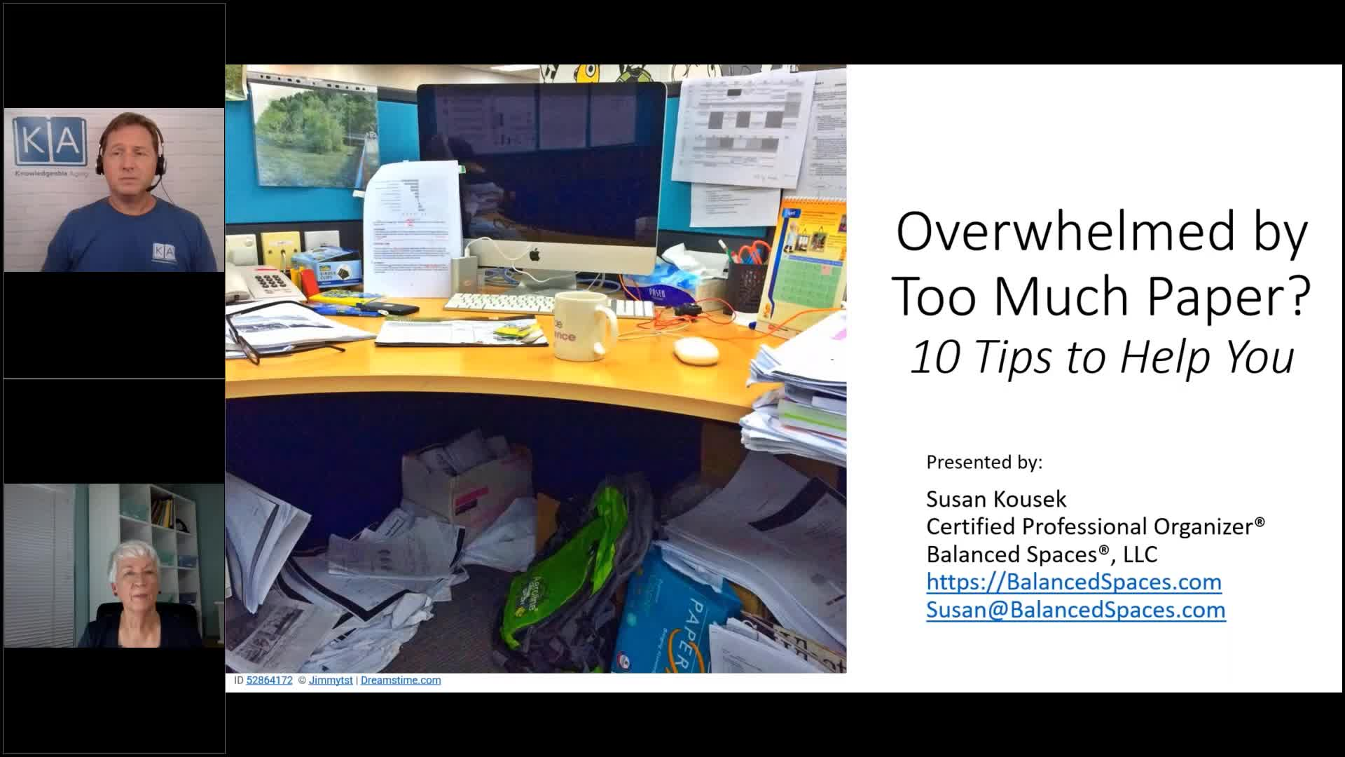 Thumbnail image for Knowledgeable Aging - Overwhelmed by Too Much Paper