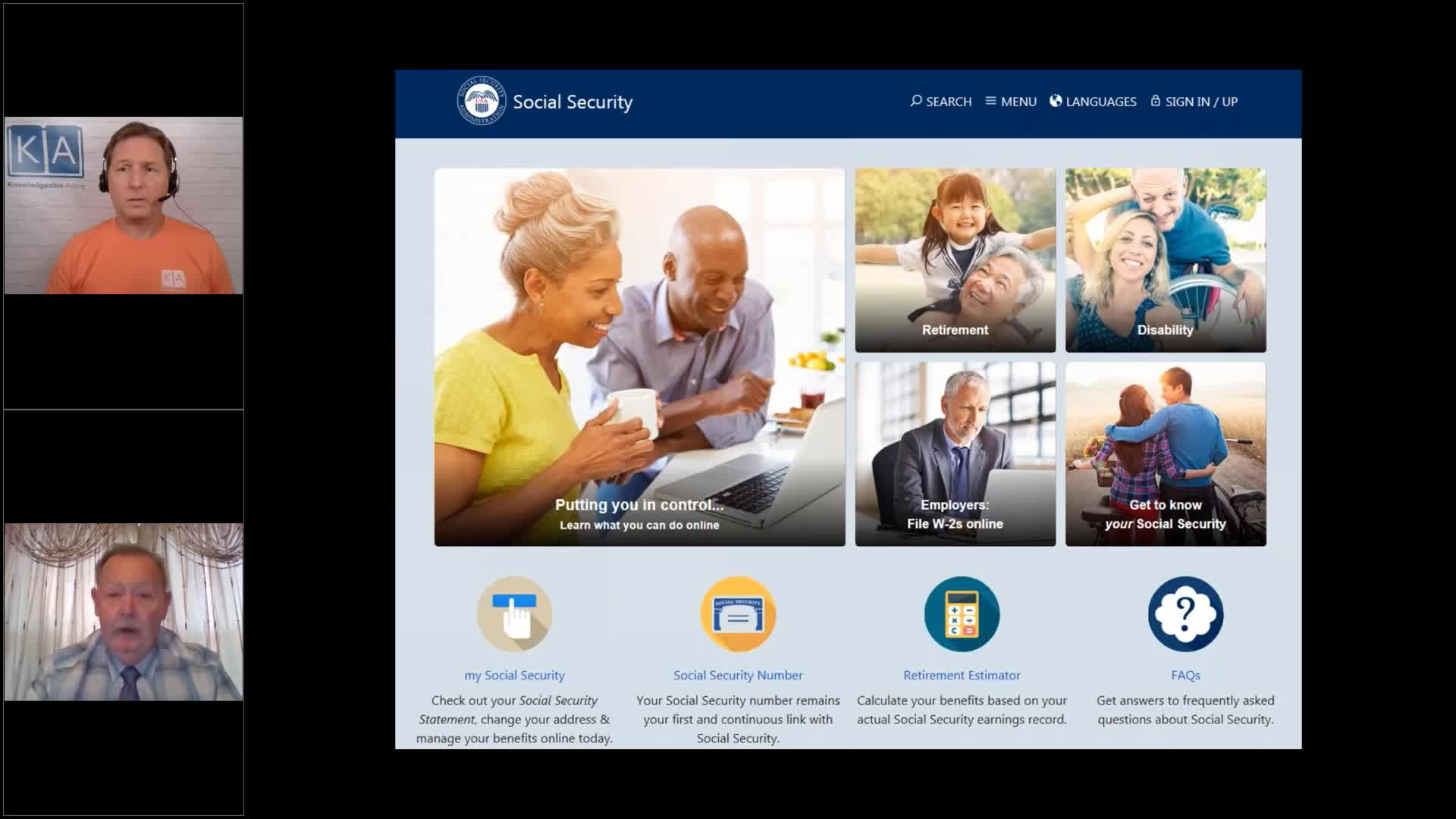 Thumbnail image for Knowledgeable Aging - Social Security Retirement 101 Tips for Everyone