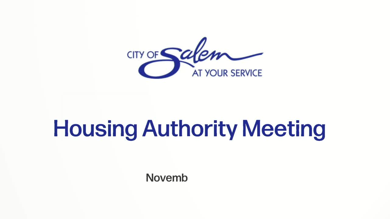 Thumbnail image for Salem City Council Meeting 11/22/2021