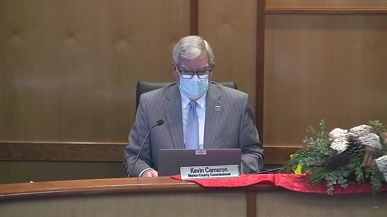 Thumbnail image for Marion County Commission Meeting