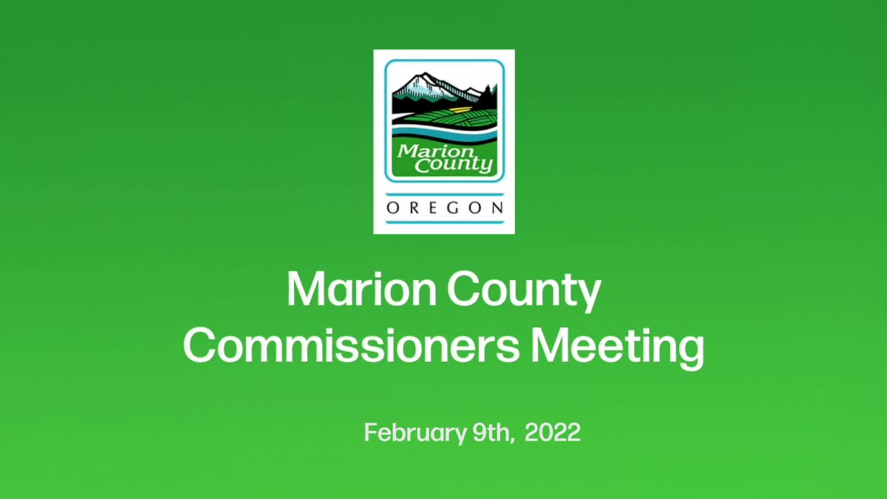 Thumbnail image for Marion County Commission Meeting