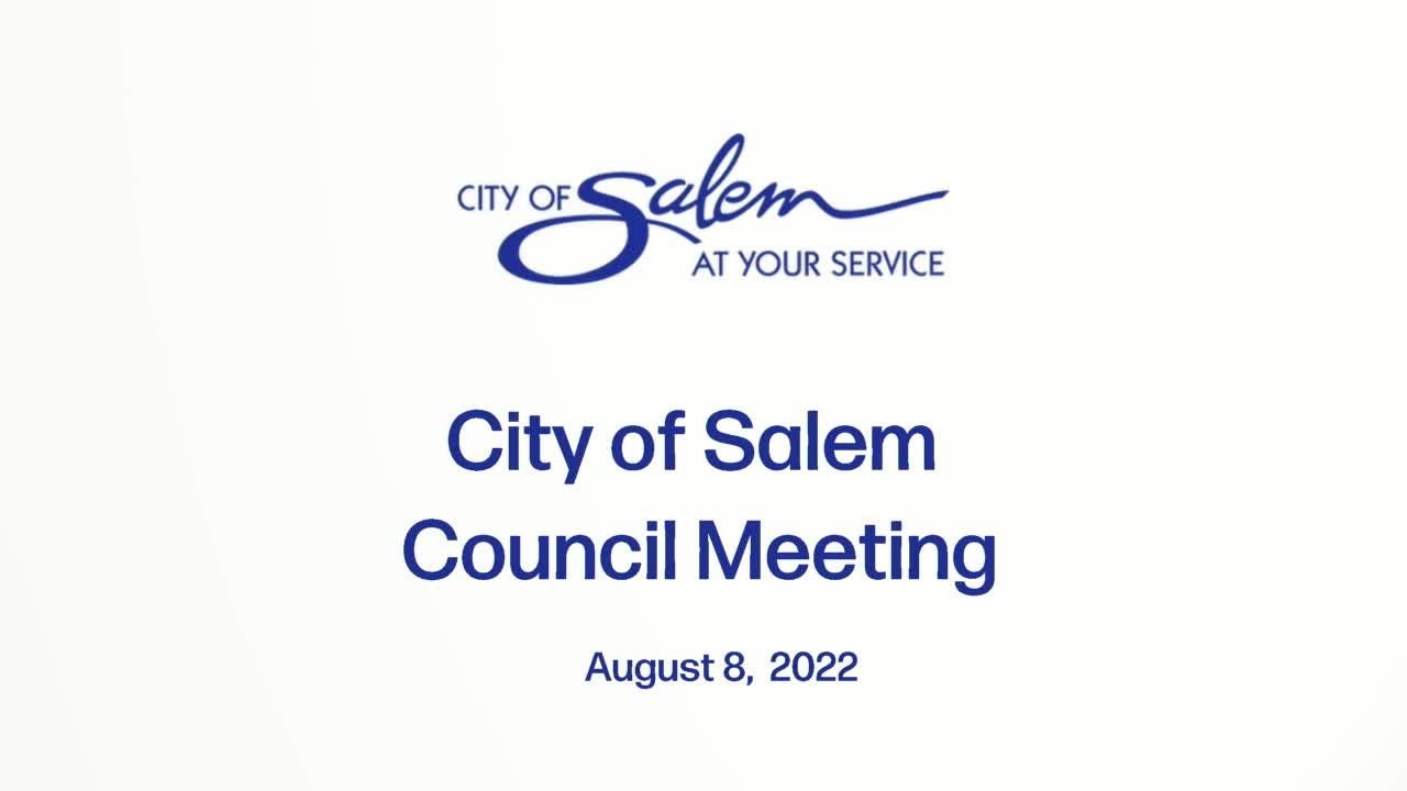 Thumbnail image for Salem City Council Meeting