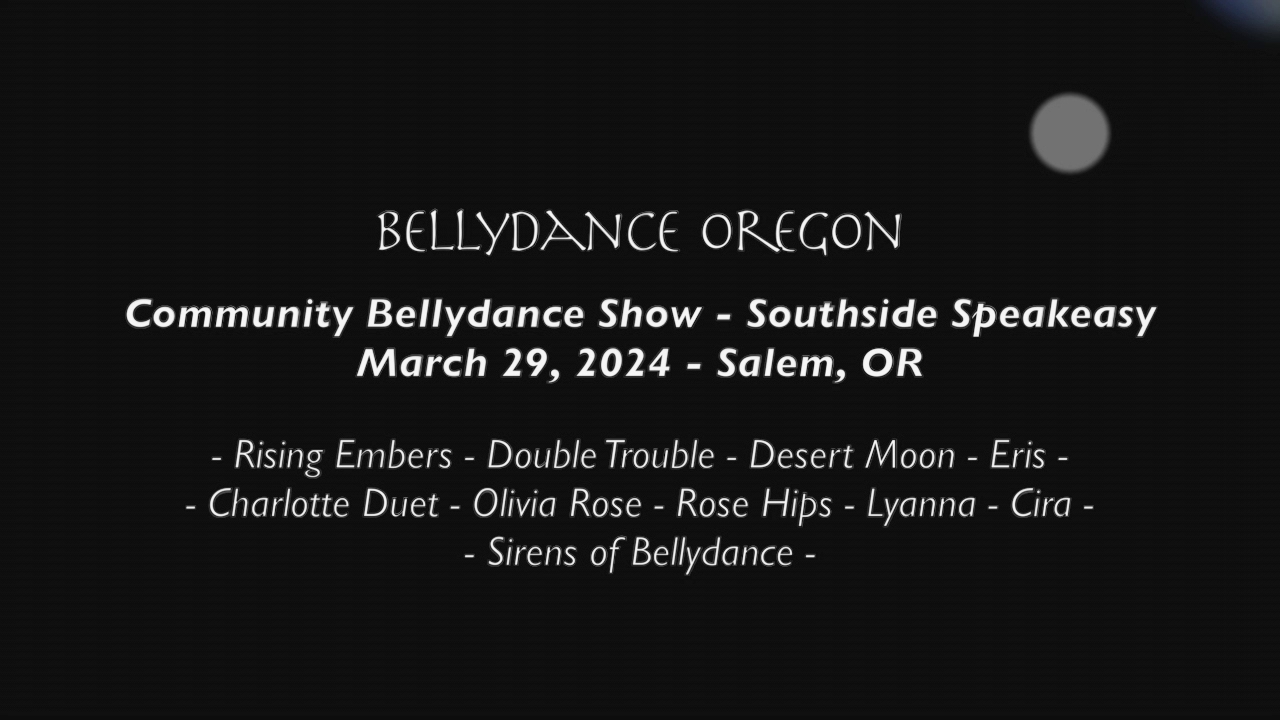 Thumbnail image for Bellydance Oregon - Speakeasy - March 2024