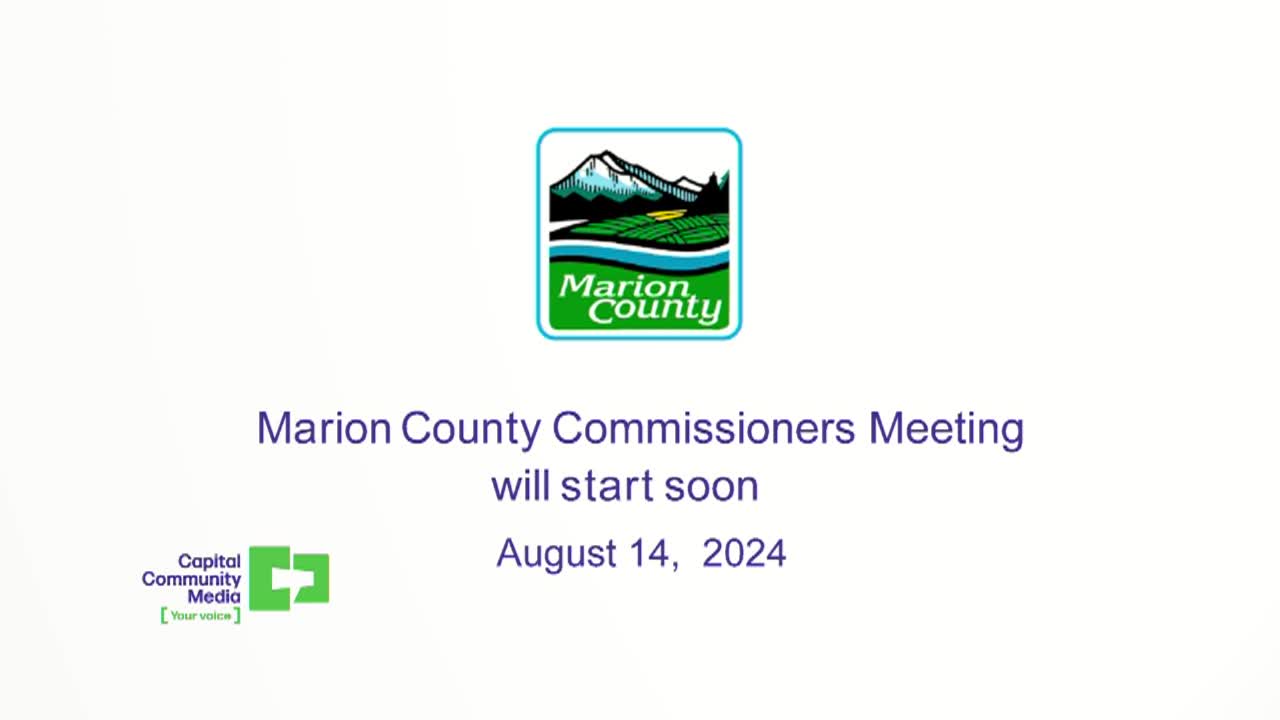 Thumbnail image for Marion County Commission Meeting