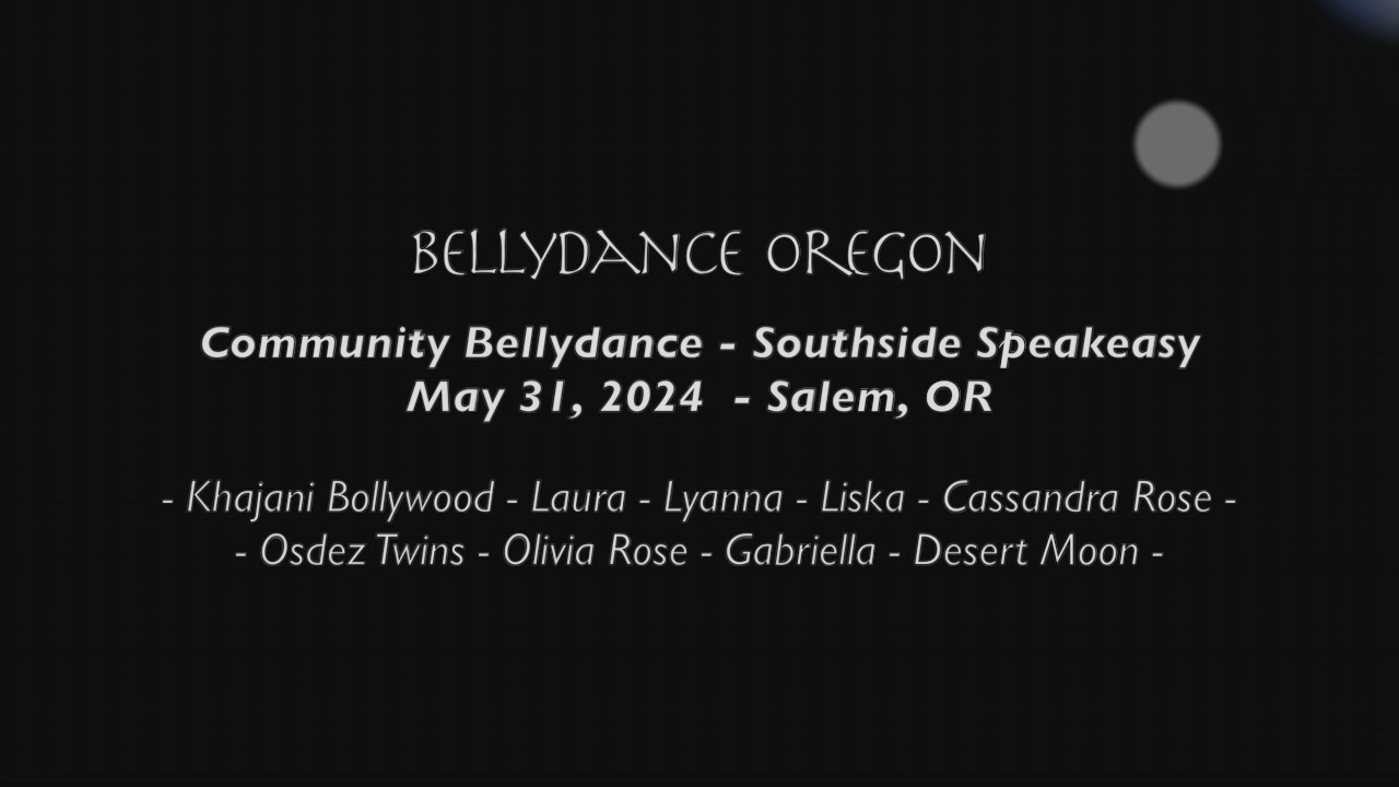 Thumbnail image for Bellydance Oregon - Speakeasy - May 2024