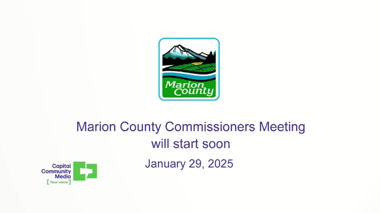 Thumbnail image for Marion County Commission Meeting