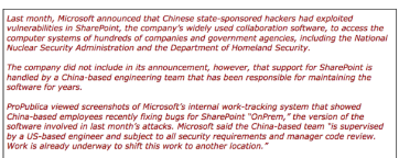 Navigate to NW Tech Show - China Writes MS Defense Against China - Aug 6