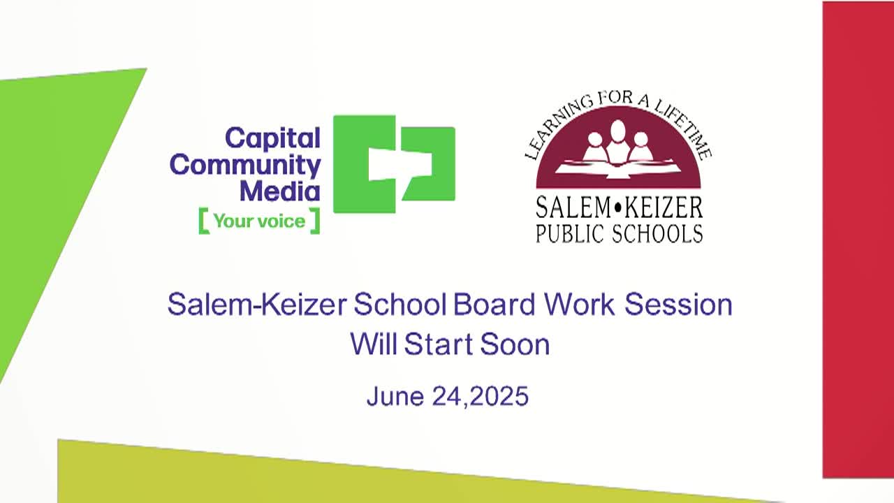 Salem-Keizer School Board Meeting