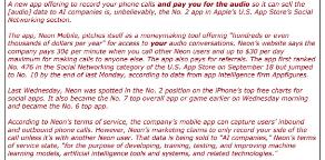 Navigate to NW Tech Show - SNMP - Buying Our Voice Data - Oct 3