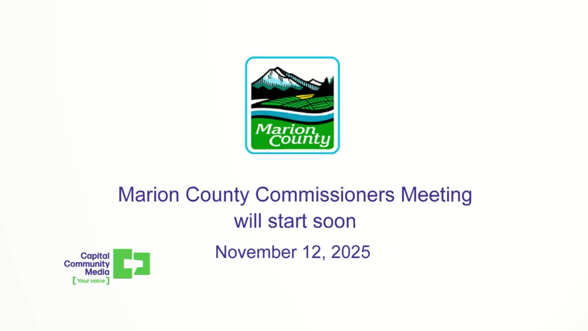 Marion County Commission Meeting